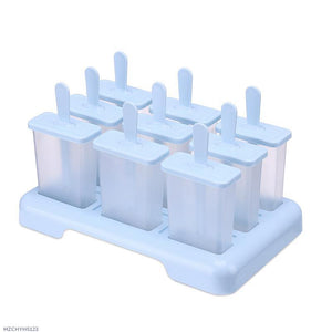 Large Capacity Ice Pop Stick Mold Plastic Summer Self-Made Nine Grids Integrated Snow Cone Mold Creative Trendy Ice Cream Mold